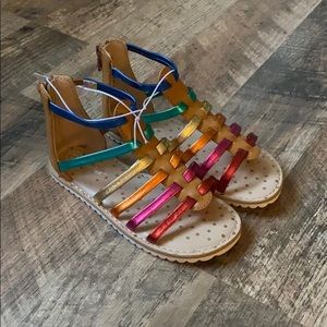 Girls gladiator sandals